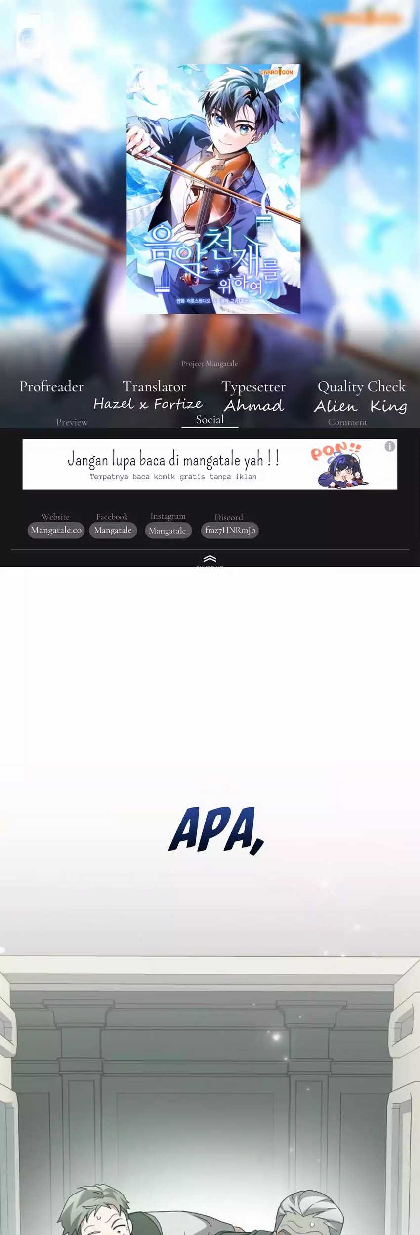 Baca Komik For the Musical Genius Chapter 33 Gambar 1