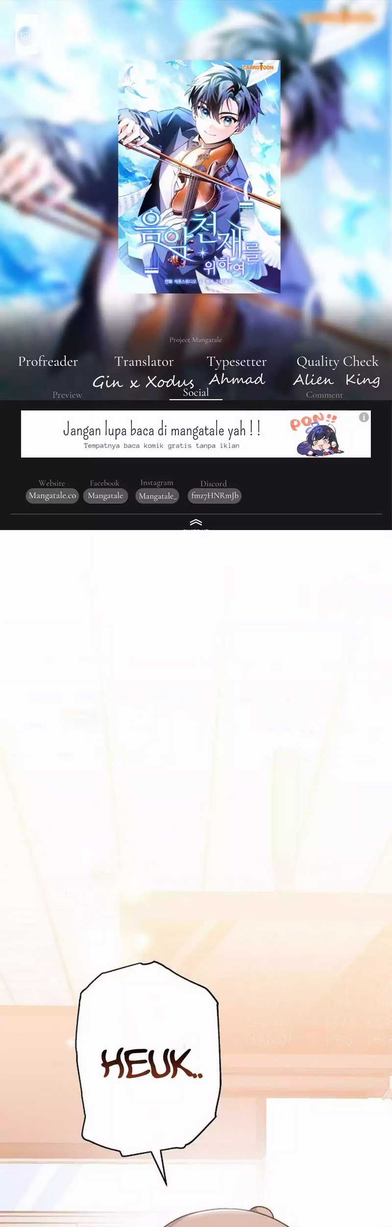 Baca Komik For the Musical Genius Chapter 32 Gambar 1