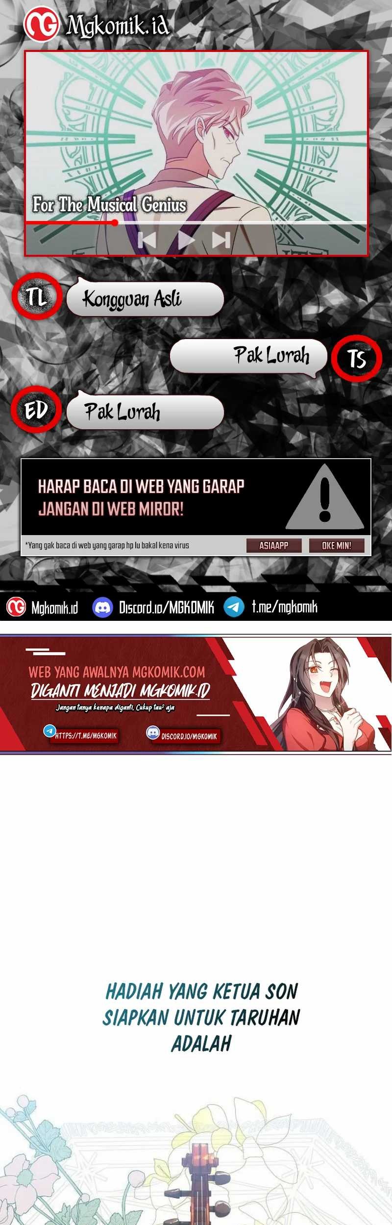 Baca Komik For the Musical Genius Chapter 29 Gambar 1