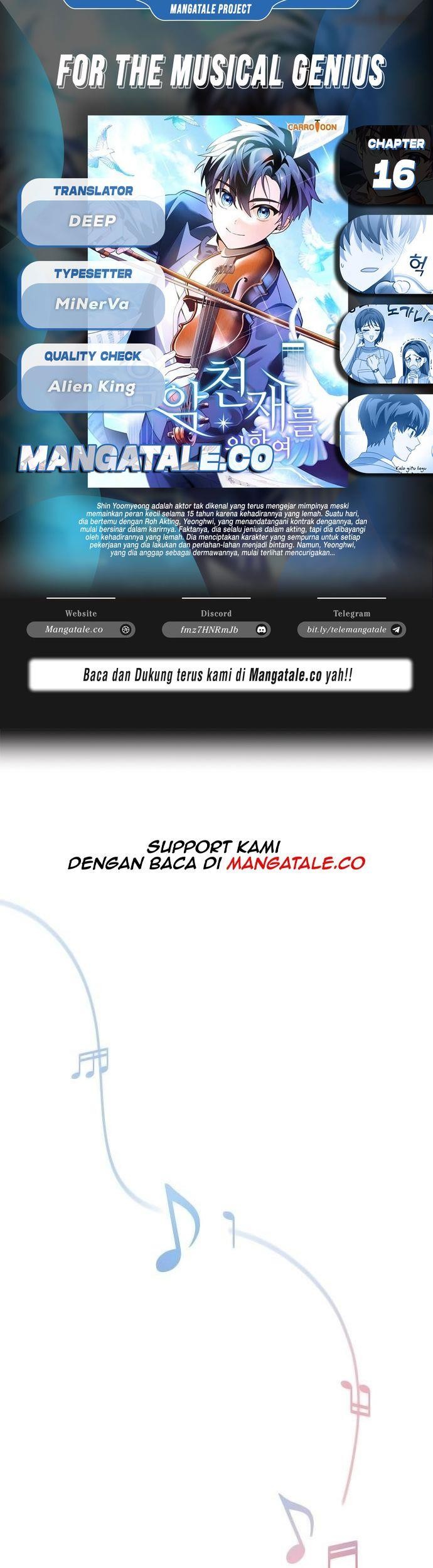 Baca Komik For the Musical Genius Chapter 16 Gambar 1