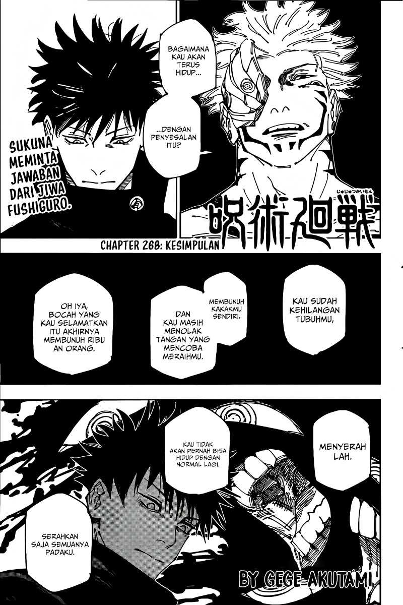 Baca Jujutsu Kaisen Chapter 268 Gambar 2