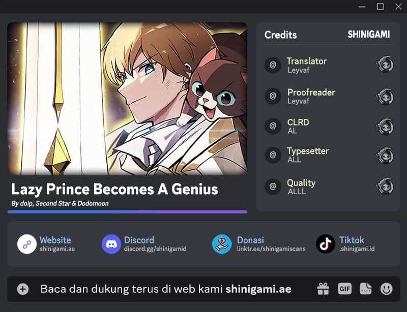 Baca Komik Lazy Prince Becomes a Genius Chapter 115 Gambar 1