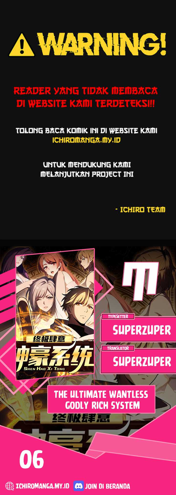 Baca Komik The Ultimate Wantless Godly Rich System Chapter 06 Gambar 1