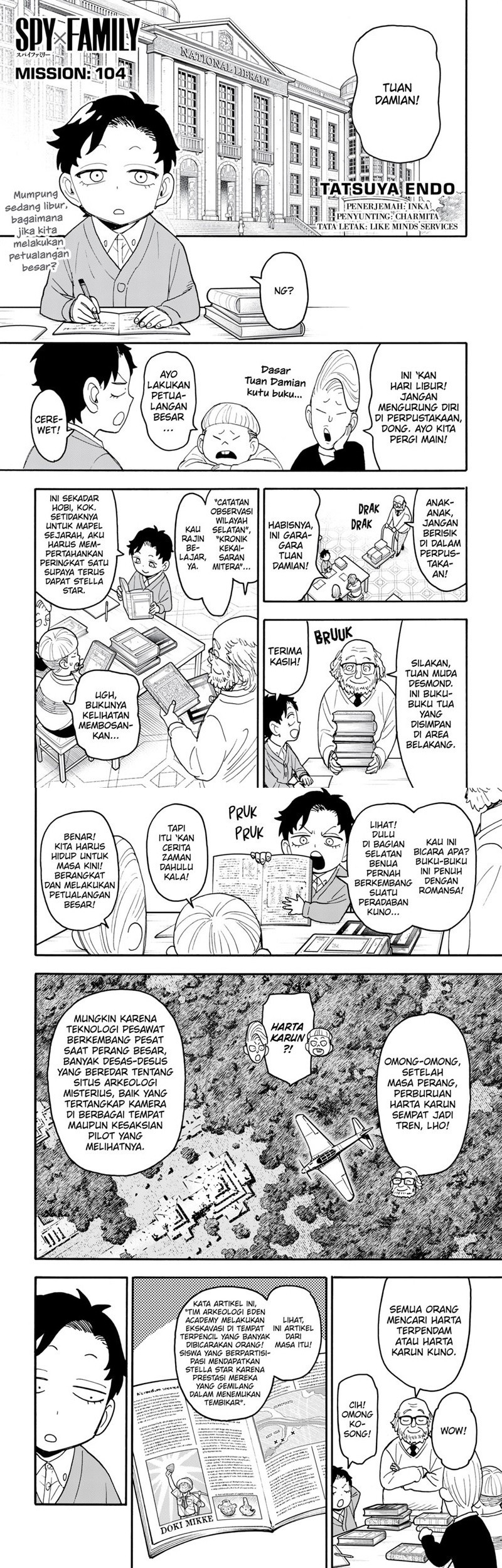 Baca Komik Spy X Family Chapter 104 Gambar 1