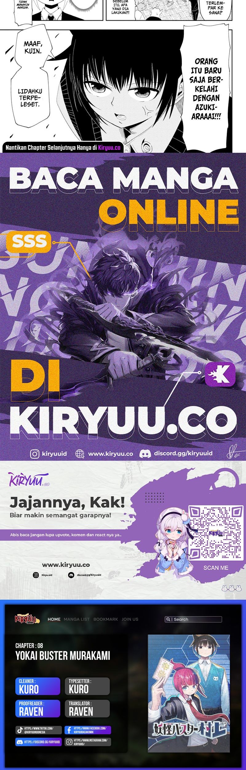 Youkai Buster Murakami Chapter 8 Gambar 7