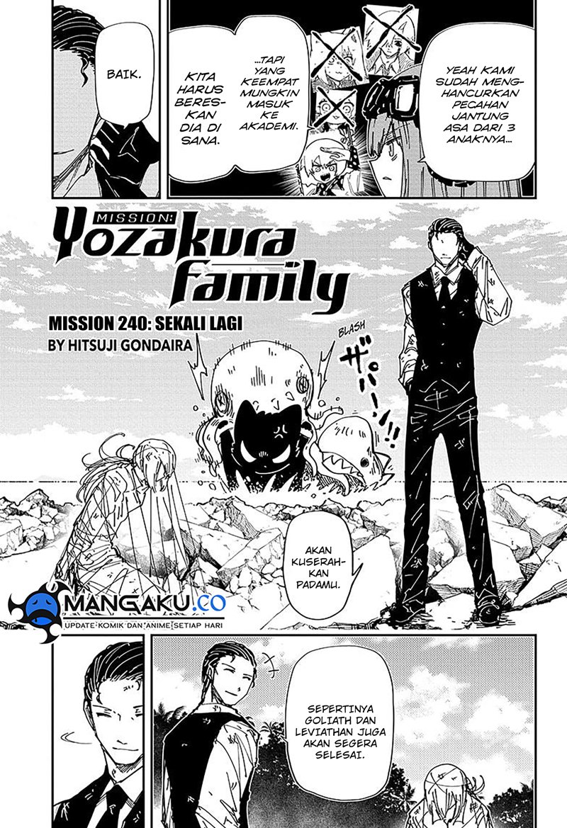 Baca  Mission: Yozakura Family Chapter 240 Gambar 2