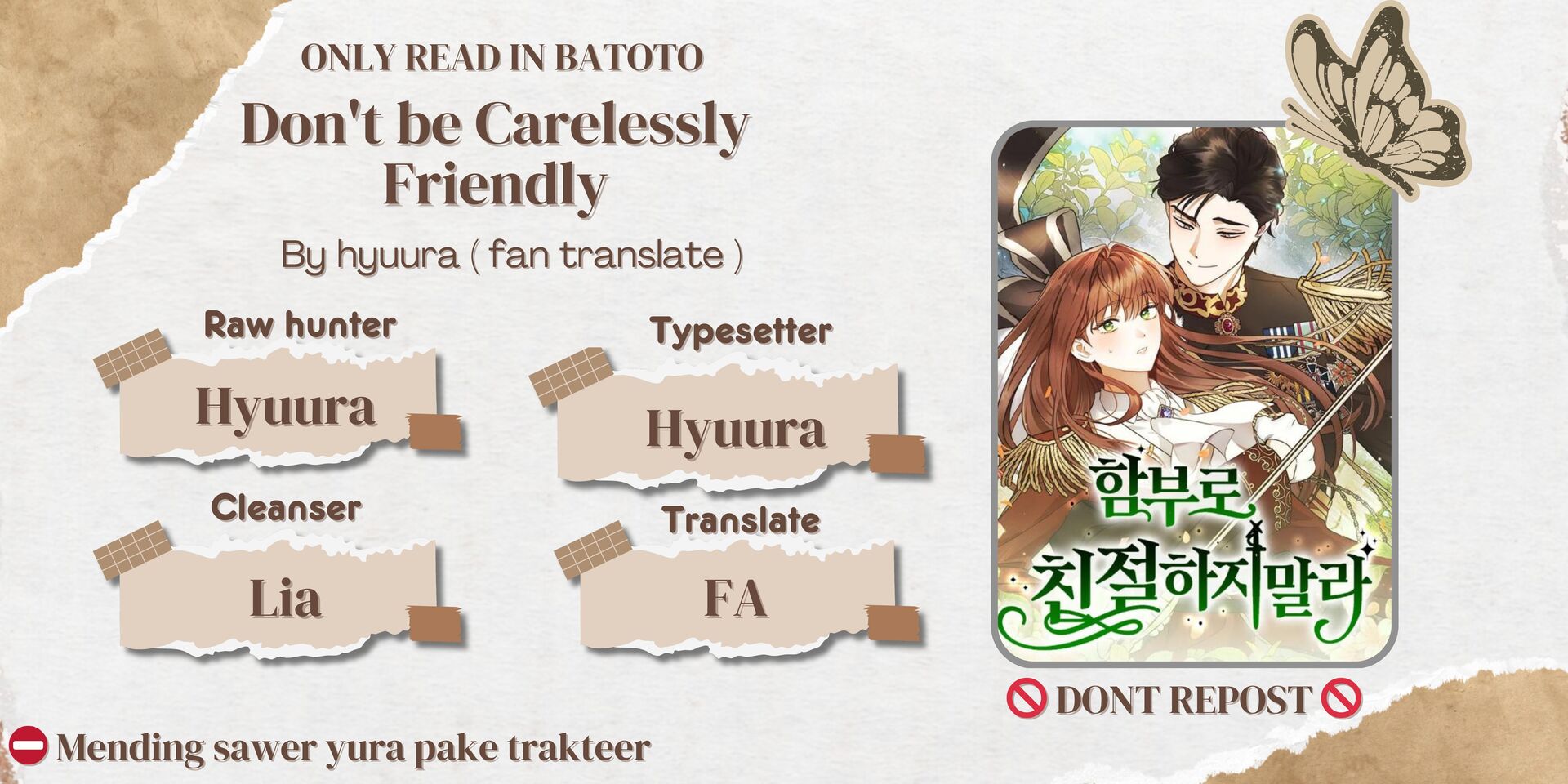 Baca Komik Don’t Be Too Nice Chapter 25 Gambar 1