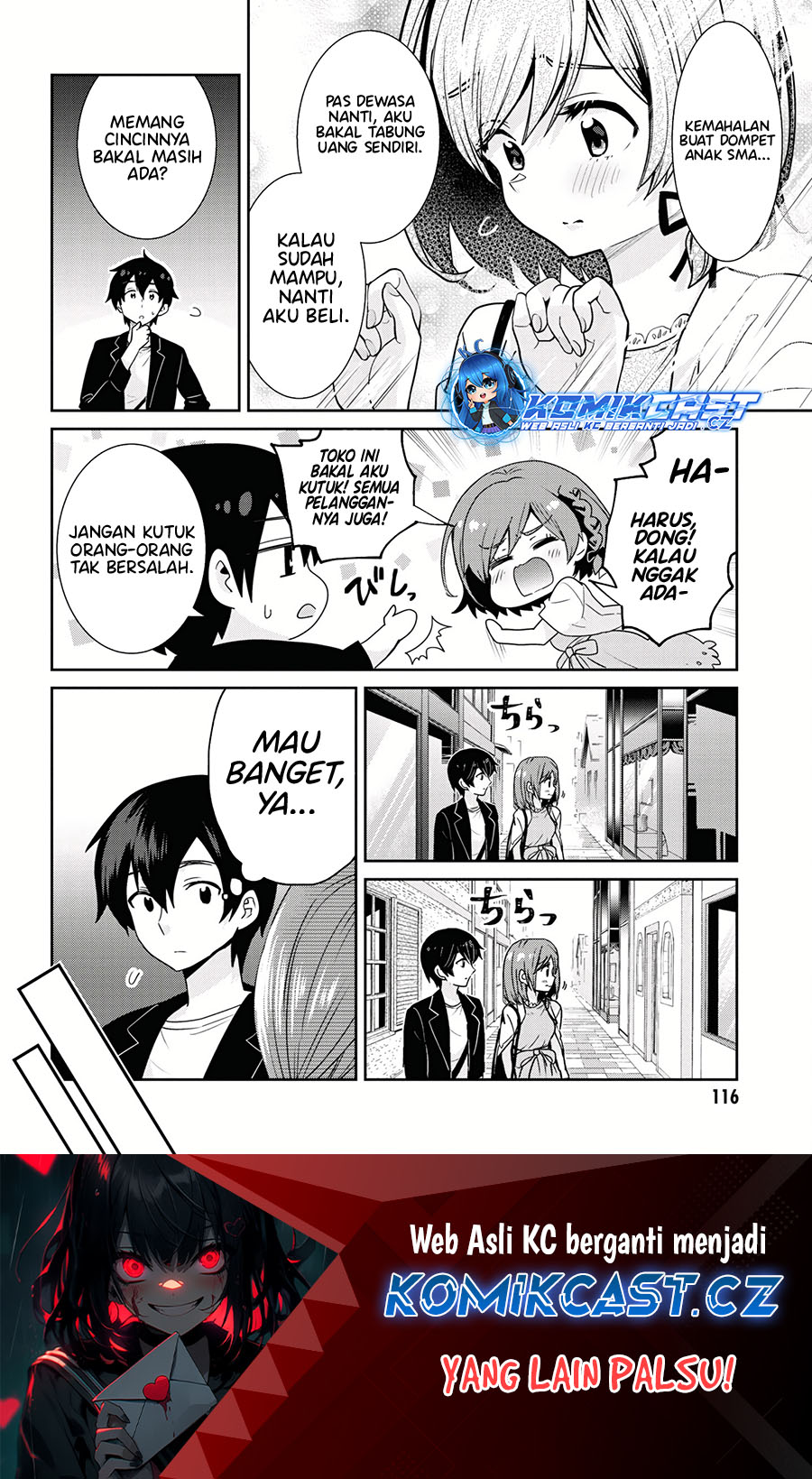 Kurasu no Daikirai na Joshi to Kekkon Suru Koto ni Natta Chapter 21.1 Gambar 14