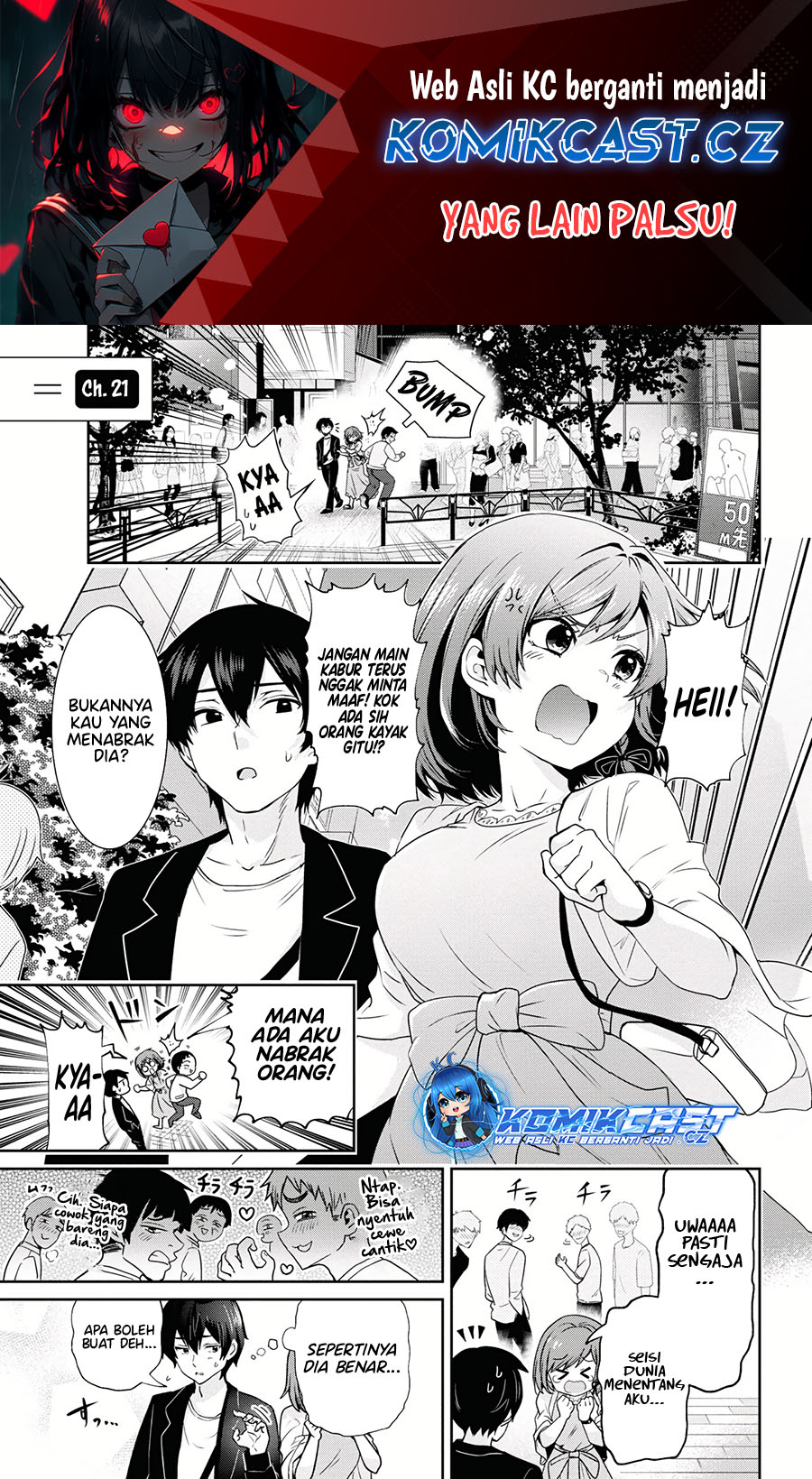 Baca Kurasu no Daikirai na Joshi to Kekkon Suru Koto ni Natta Chapter 21.1 Gambar 2