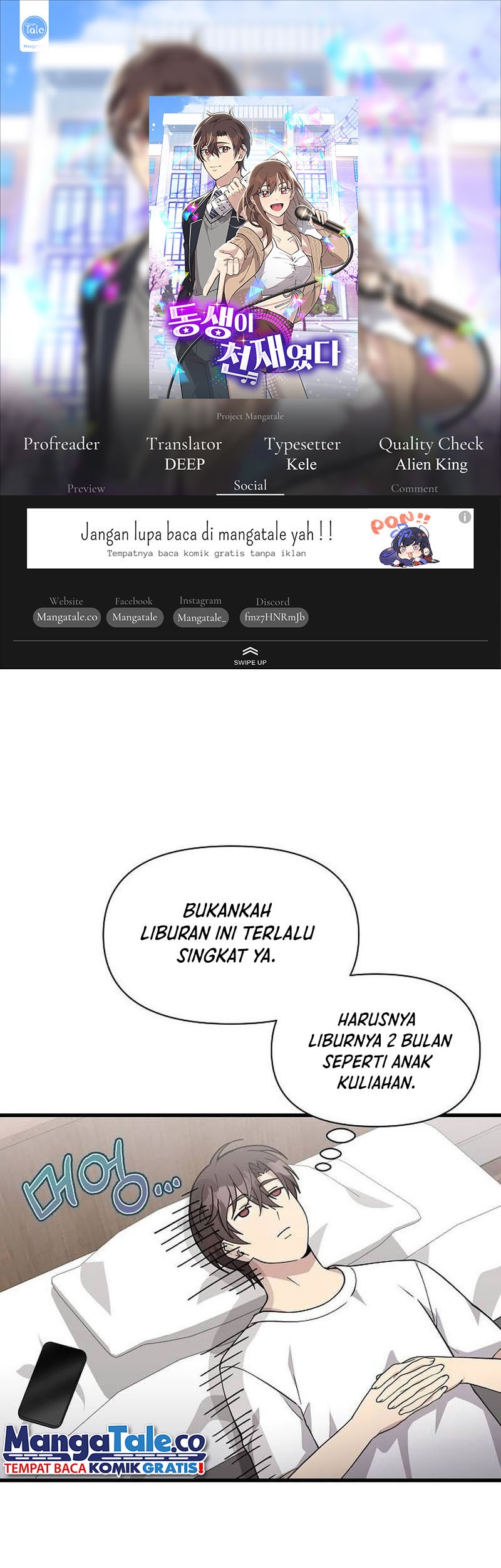 Baca Komik My Younger Sister Was a Genius Chapter 29 Gambar 1