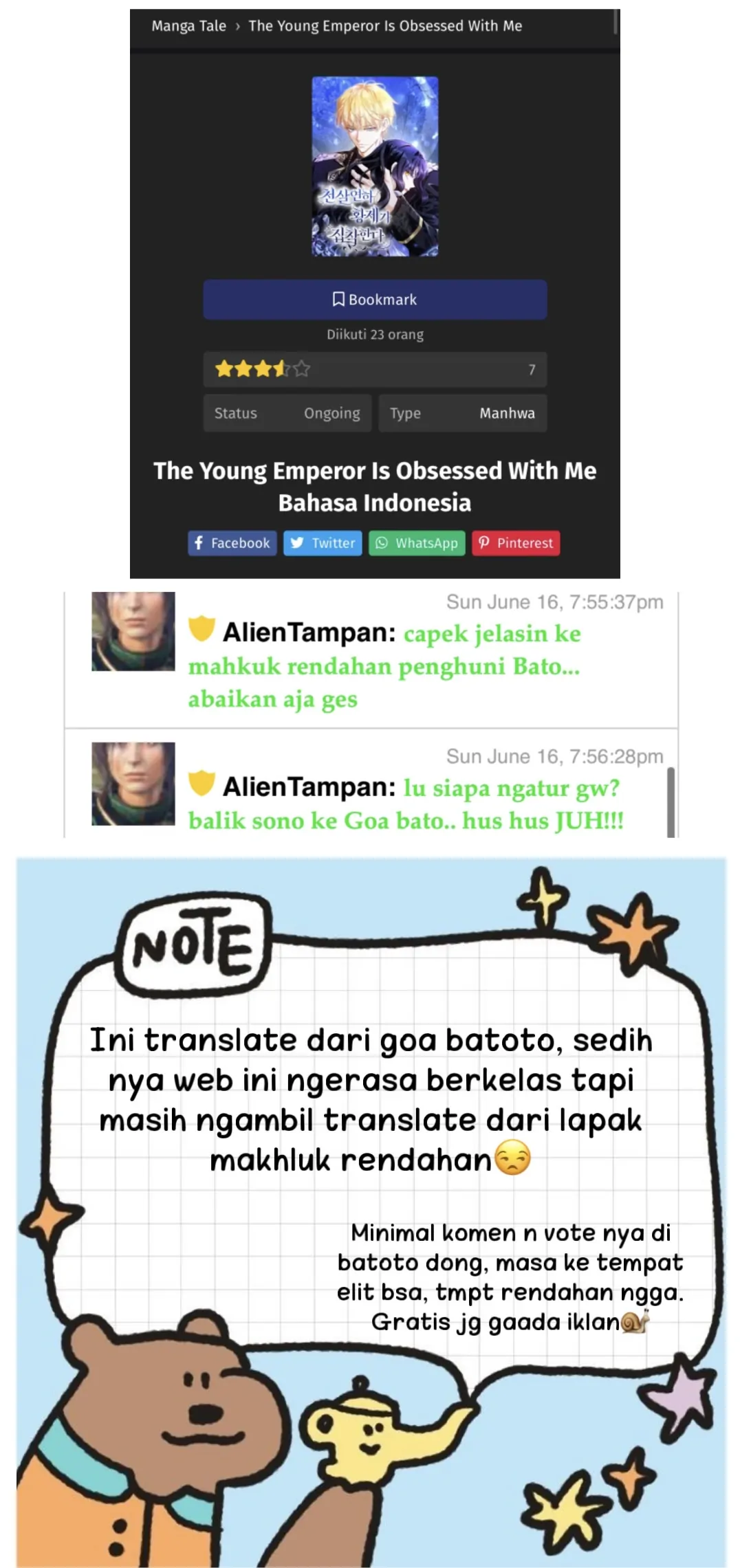 Baca Komik The Young Emperor Is Obsessed With Me Chapter 22 Gambar 1