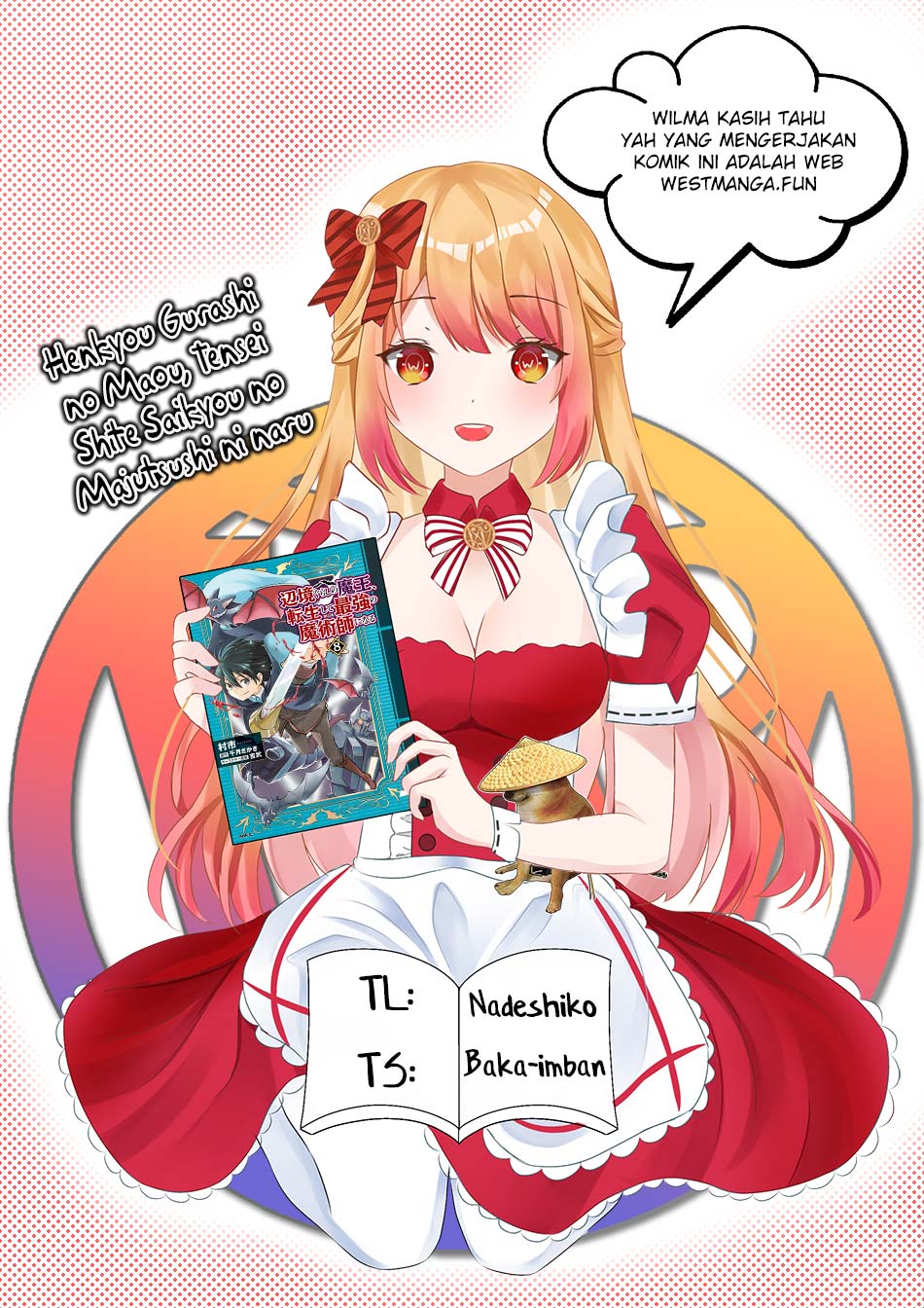 Henkyou Gurashi no Maou, Tensei shite Saikyou no Majutsushi ni naru 〜Aisarenagara Nariagaru Moto Maō wa, Ningen o Shiritai〜 Chapter 42 Gambar 4