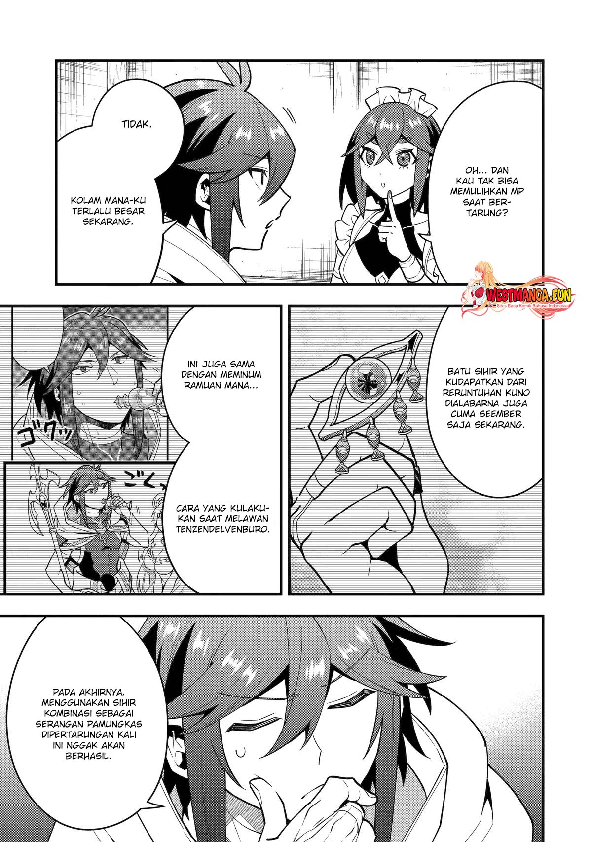Kouryakuhon o Kushi Suru Saikyou no Mahoutsukai ~”meirei sa sero” to wa Iwa Senai Oreryuu Mao Tobatsu Saizen Ruuto ~ Chapter 62 Gambar 28