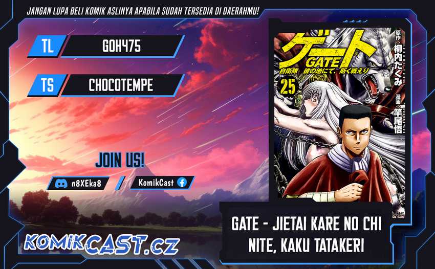 Baca Komik Gate – Jietai Kare no Chi nite Kaku Tatakeri Chapter 134 Gambar 1