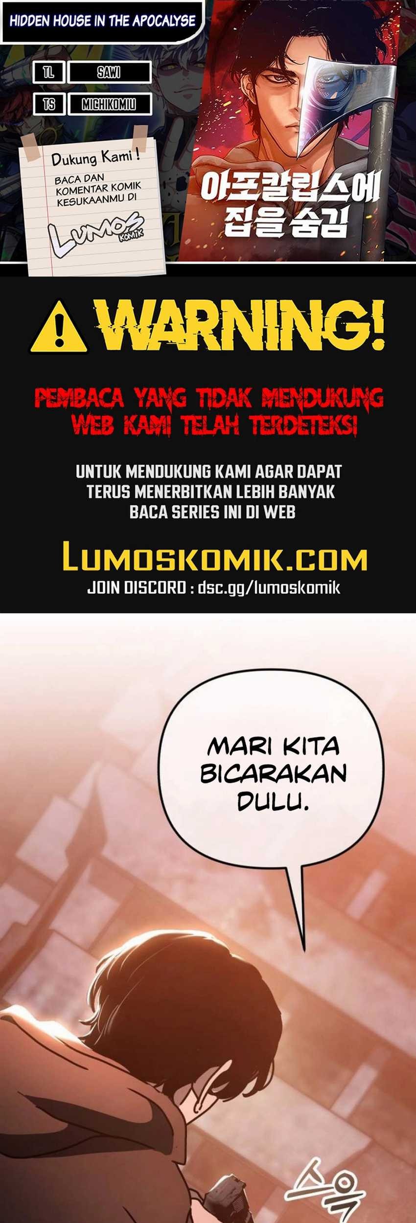 Baca Komik Hidden House in the Apocalypse Chapter 21 Gambar 1
