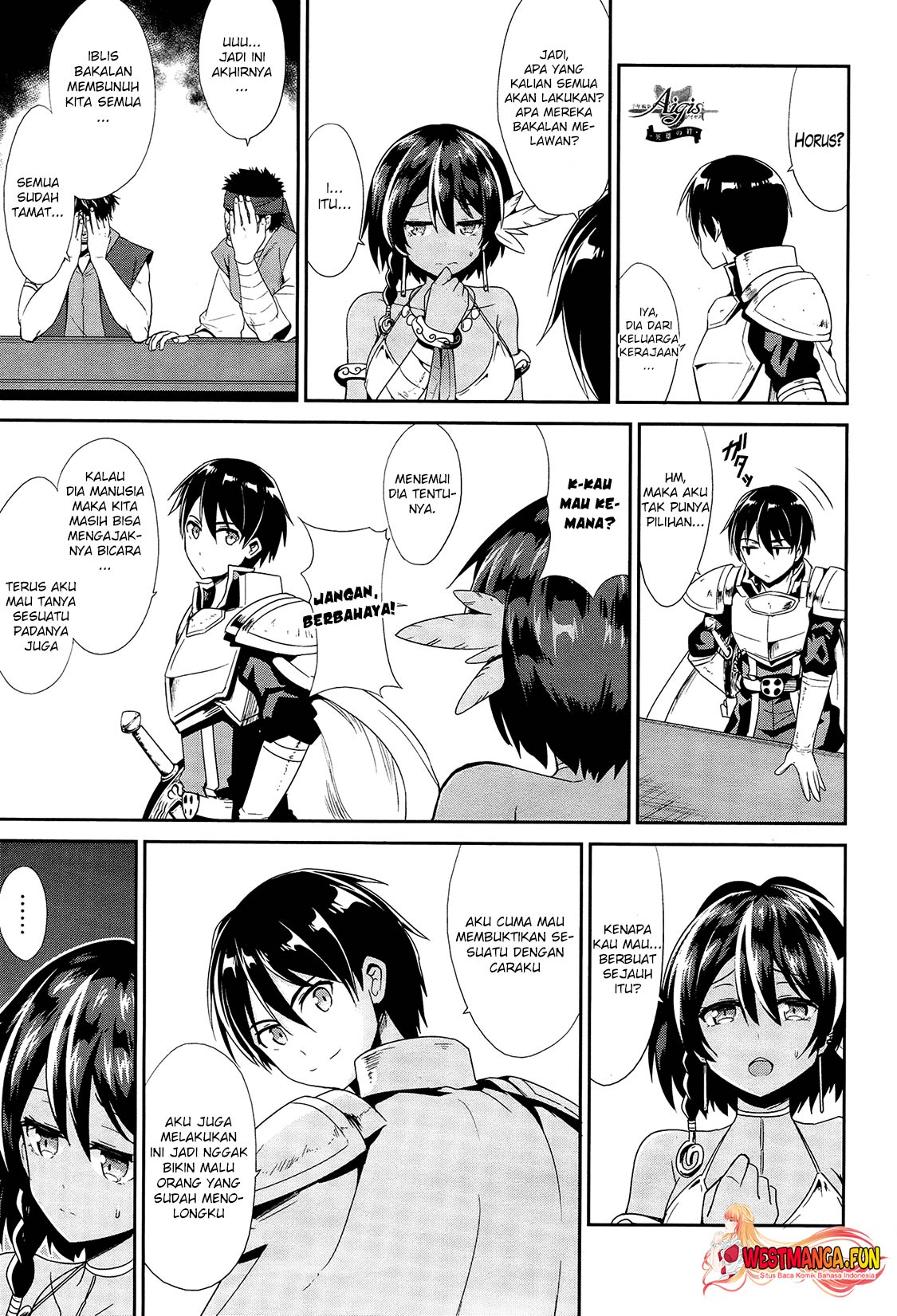 Baca  Sennen Sensou Aigis Eiyuu no Kizuna Chapter 20 Gambar 2