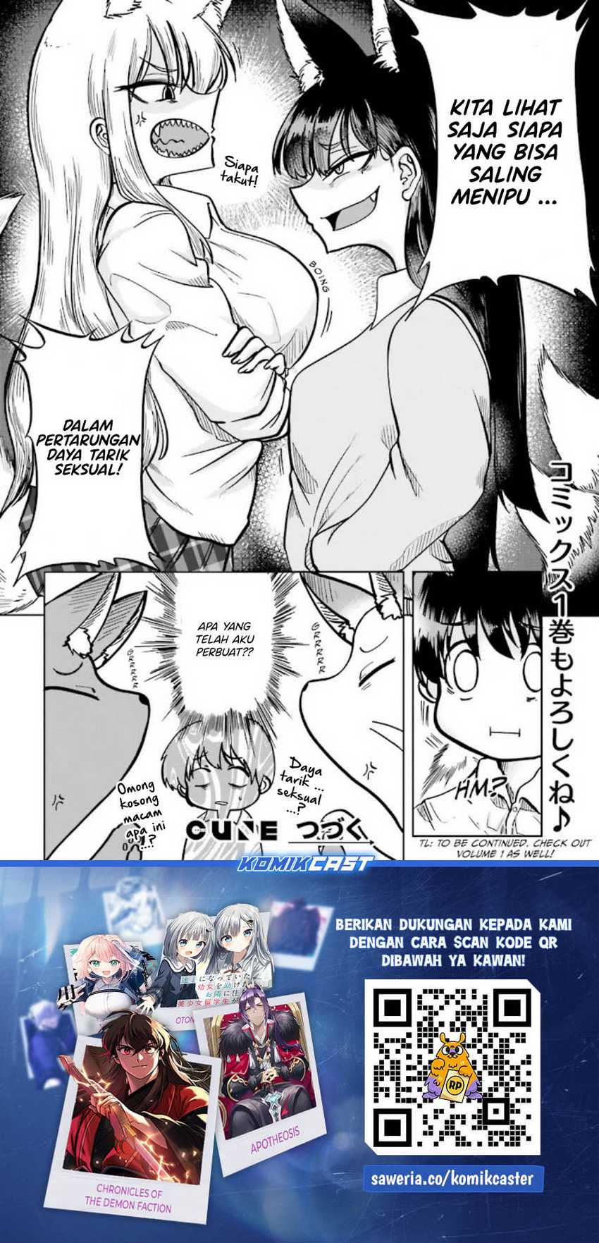 Okitsune Gal Katabami-san Chapter 09 Gambar 11