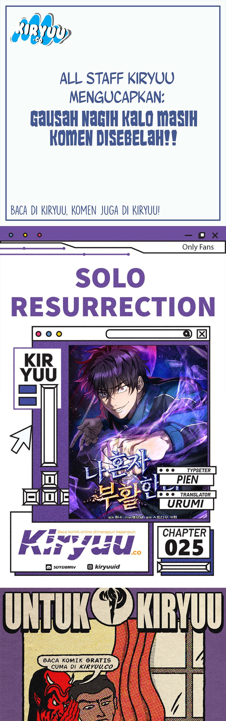 Baca Komik Solo Resurrection Chapter 25 Gambar 1