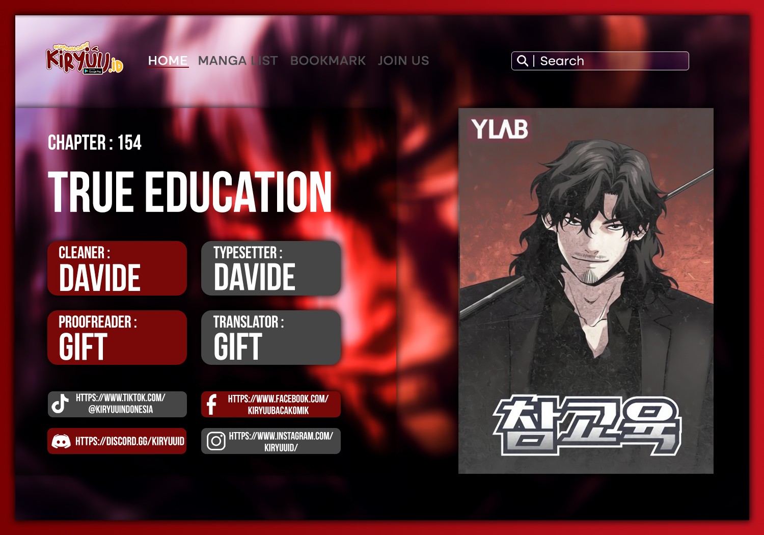 Baca Komik True Education Chapter 155 Gambar 1