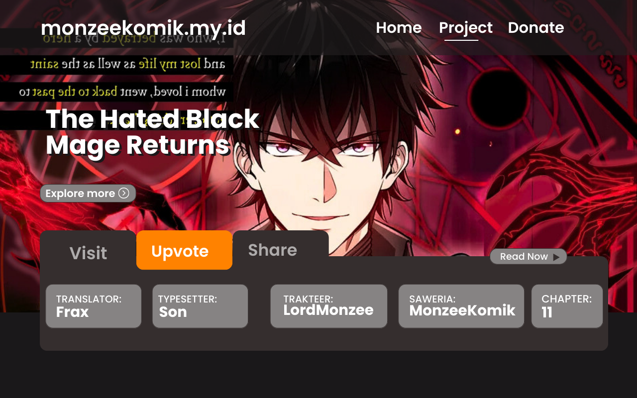 Baca Komik The Hated Black Mage Returns Chapter 11 Gambar 1
