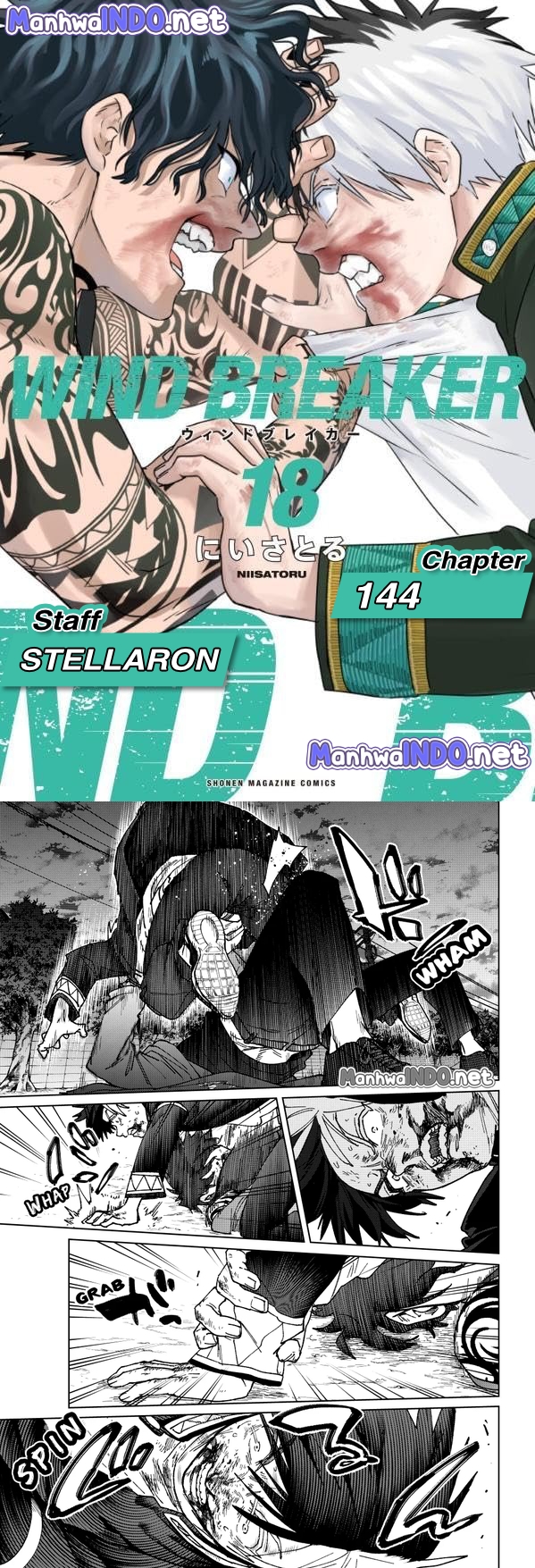 Baca Komik Wind Breaker (NII Satoru) Chapter 144 Gambar 1