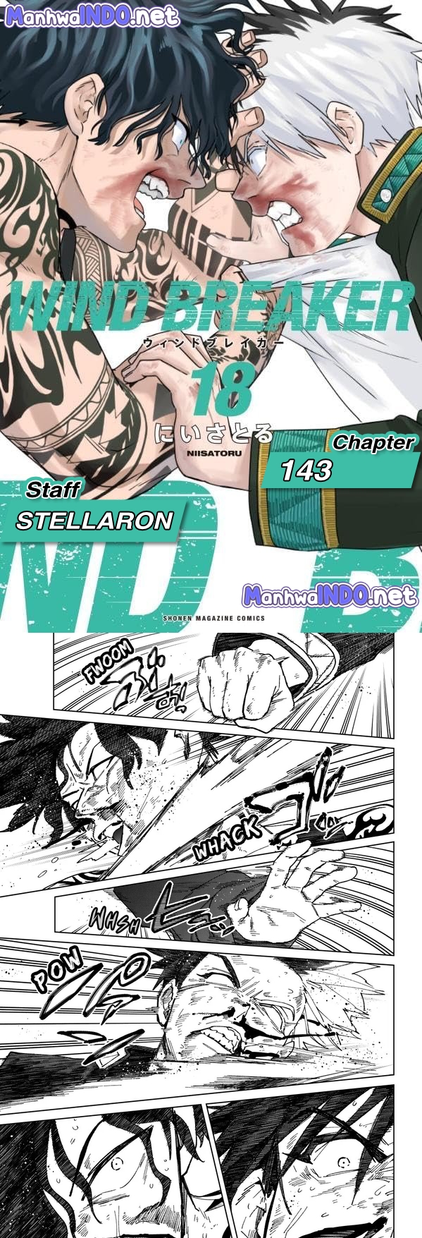 Baca Komik Wind Breaker (NII Satoru) Chapter 143 Gambar 1