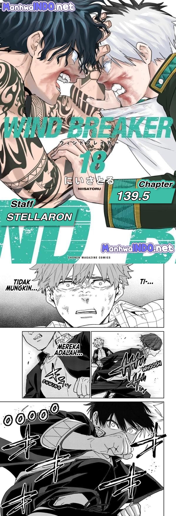 Baca Komik Wind Breaker (NII Satoru) Chapter 139.5 Gambar 1