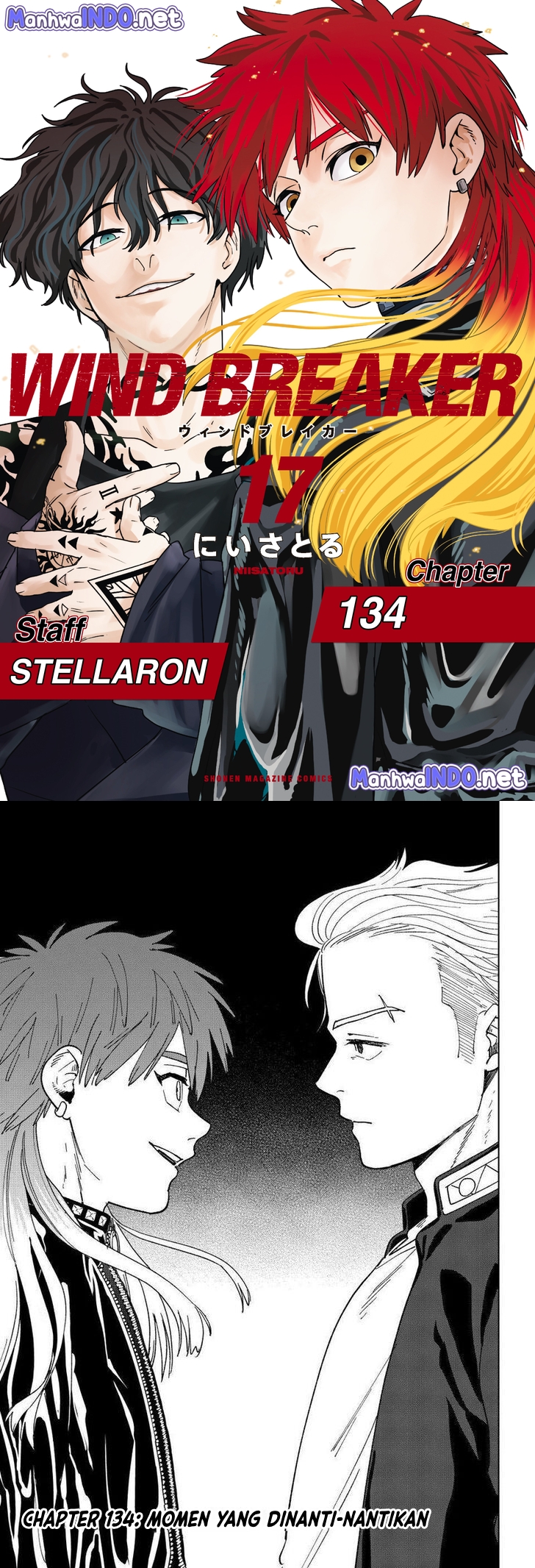 Baca Komik Wind Breaker (NII Satoru) Chapter 134 Gambar 1