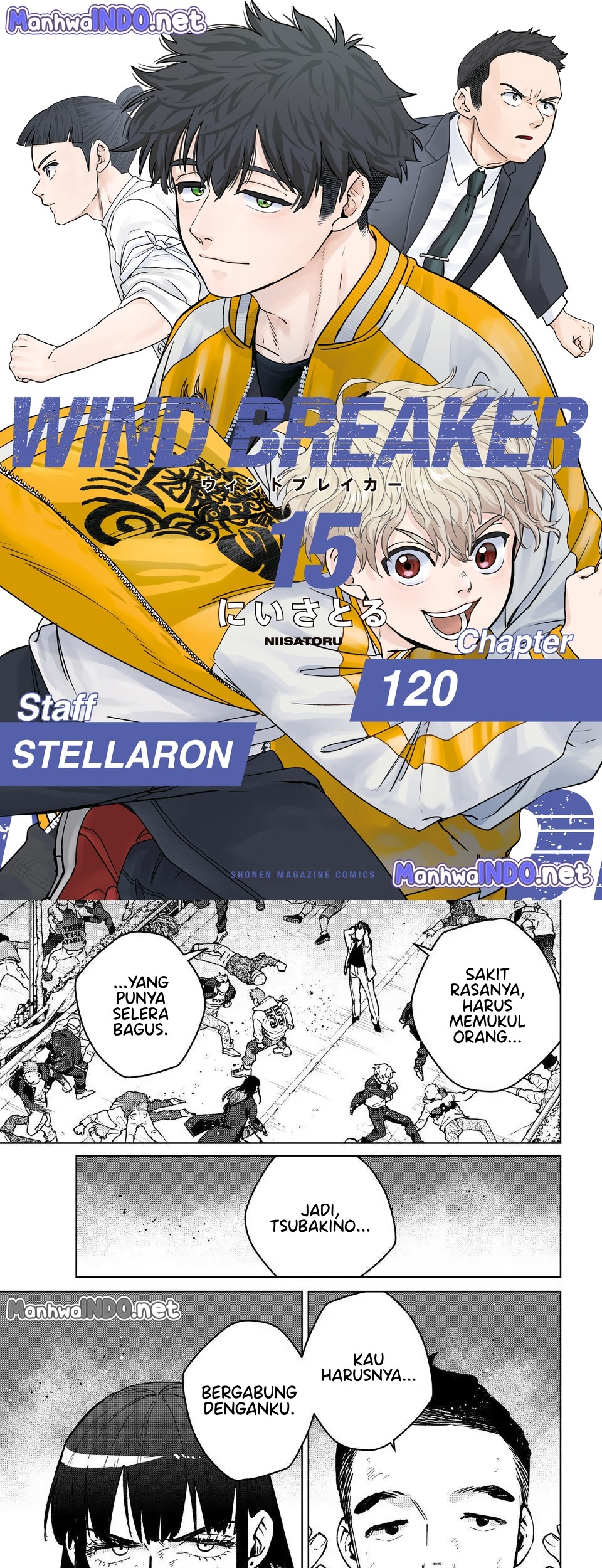Baca Komik Wind Breaker (NII Satoru) Chapter 120 Gambar 1