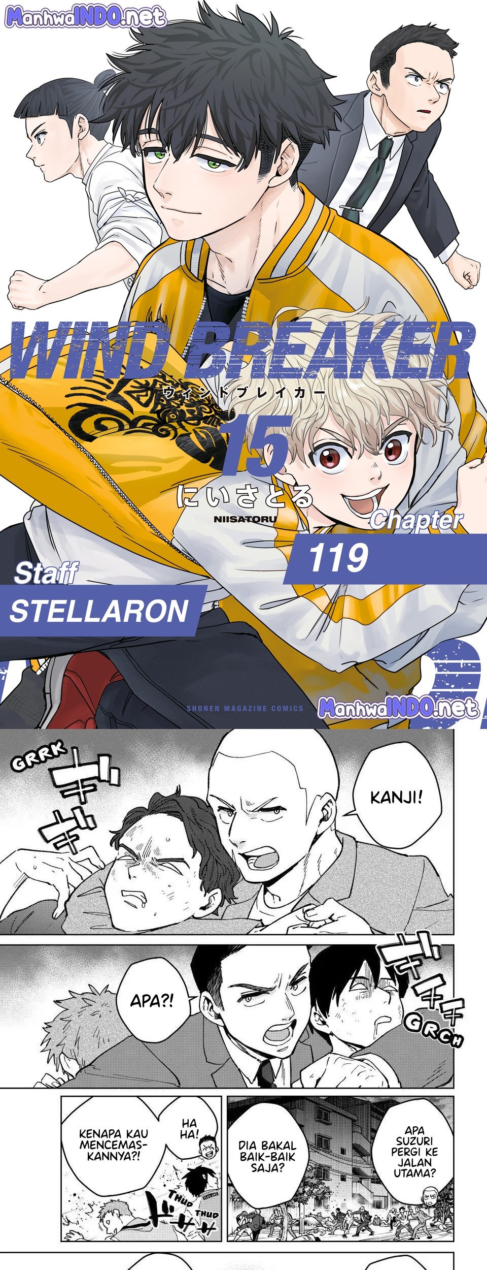 Baca Komik Wind Breaker (NII Satoru) Chapter 119 Gambar 1