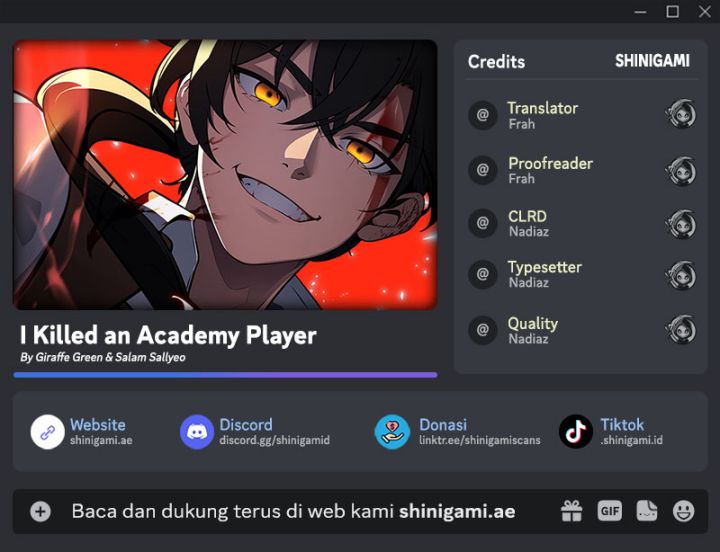 Baca Komik I Killed An Academy Player Chapter 52 Gambar 1