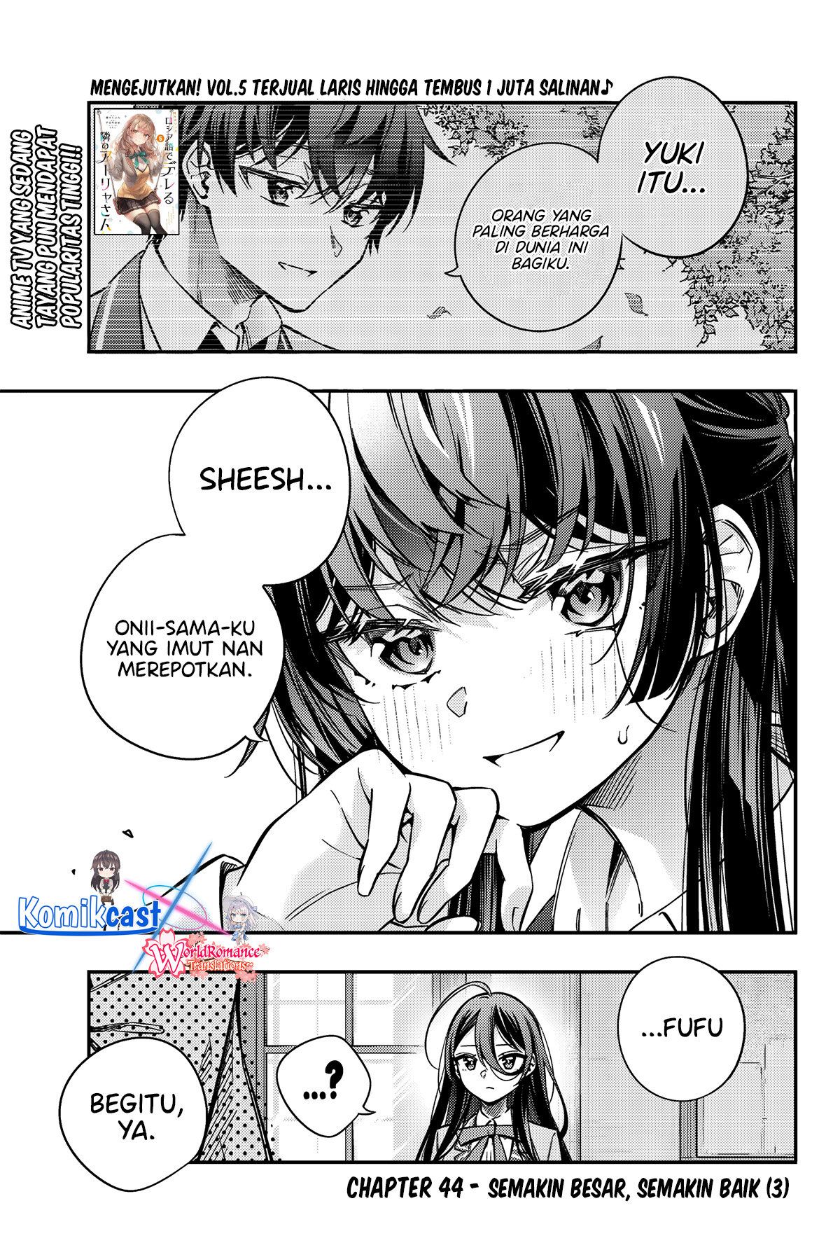Baca Tokidoki Bosotto Roshiago de Dereru Tonari no Alya-san Chapter 45 Gambar 2