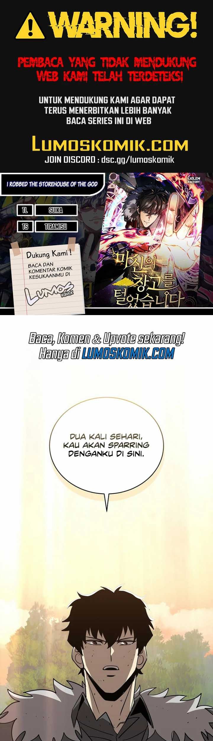 Baca Komik I Robbed The Storehouse Of The God Chapter 11 Gambar 1