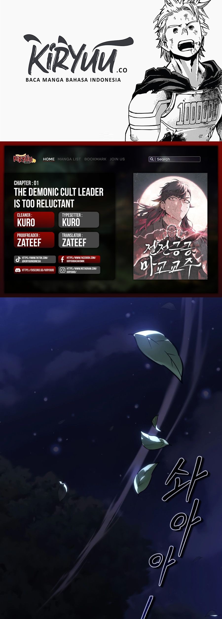 Baca Komik The Demonic Cult Leader Is Too Reluctant Chapter 01 Gambar 1