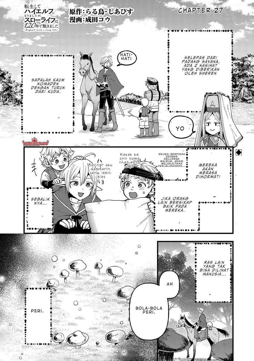 Baca Tensei Shite High Elf ni Narimashitaga, Slow Life wa 120-nen de Akimashita Chapter 27 Gambar 2