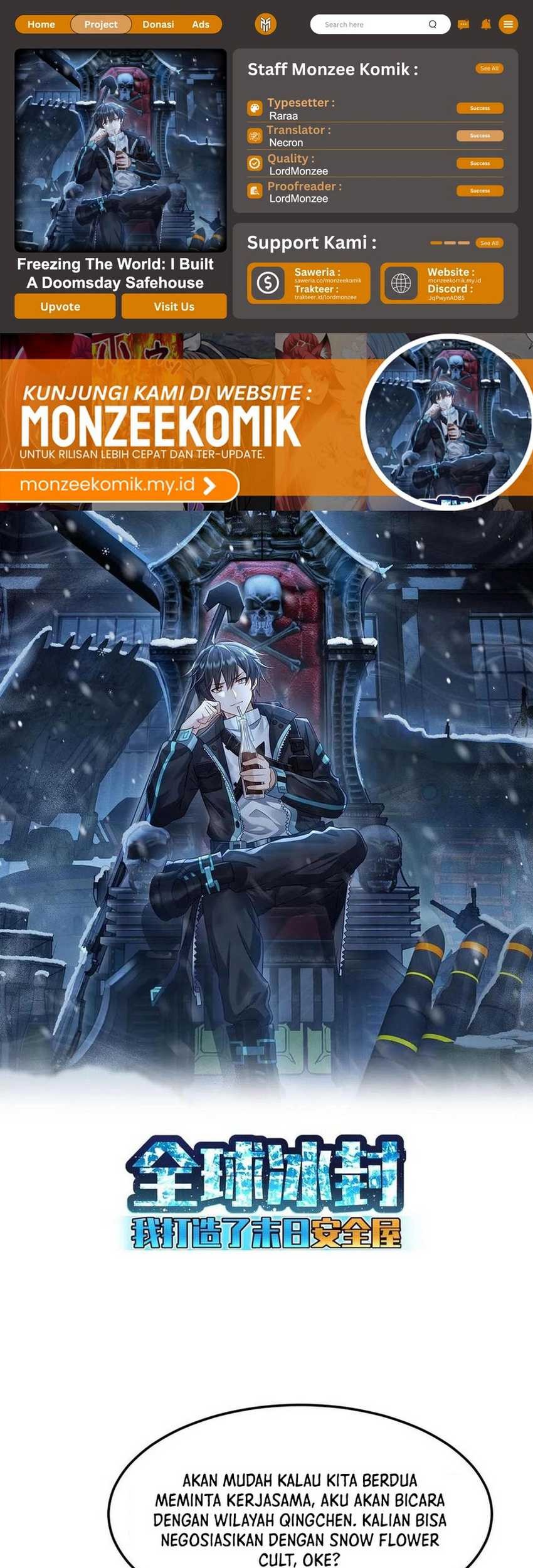 Baca Komik Freezing The World: I Built A Doomsday Safehouse Chapter 309 Gambar 1