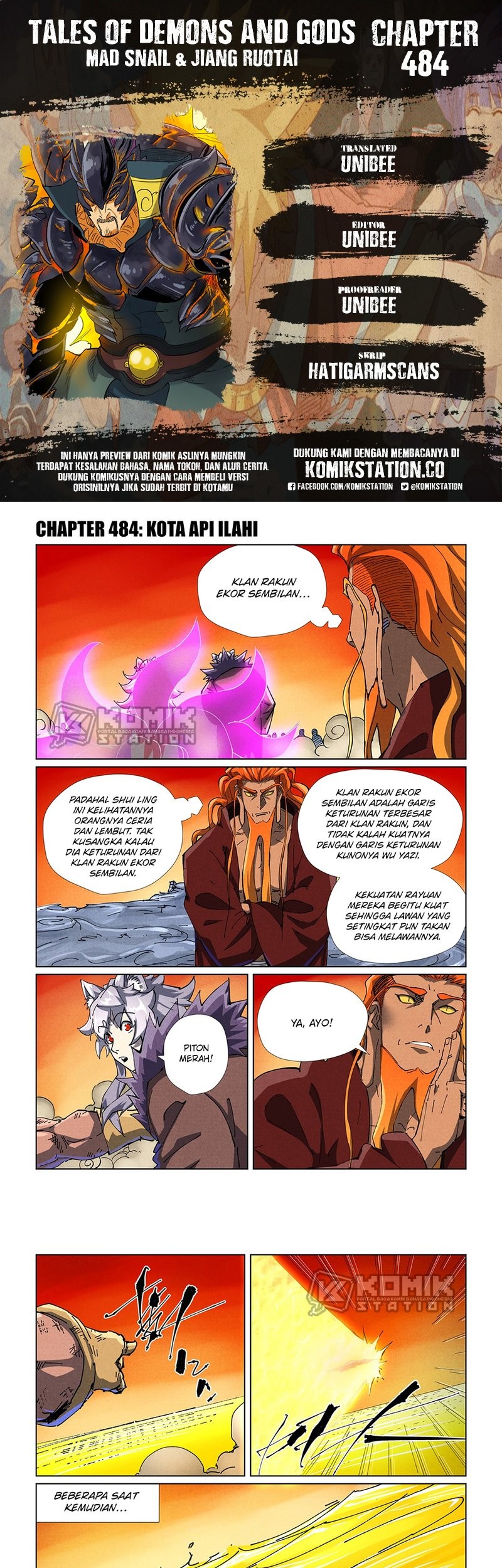 Baca Komik Tales of Demons and Gods Chapter 484 Gambar 1