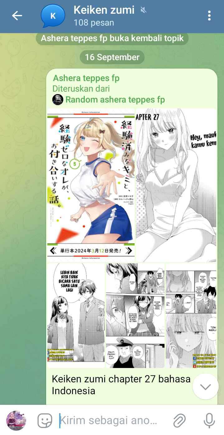 Keiken Zumi na Kimi to, Keikein Zero na Ore ga, Otsukiai Suru Hanashi Chapter 23 Gambar 30