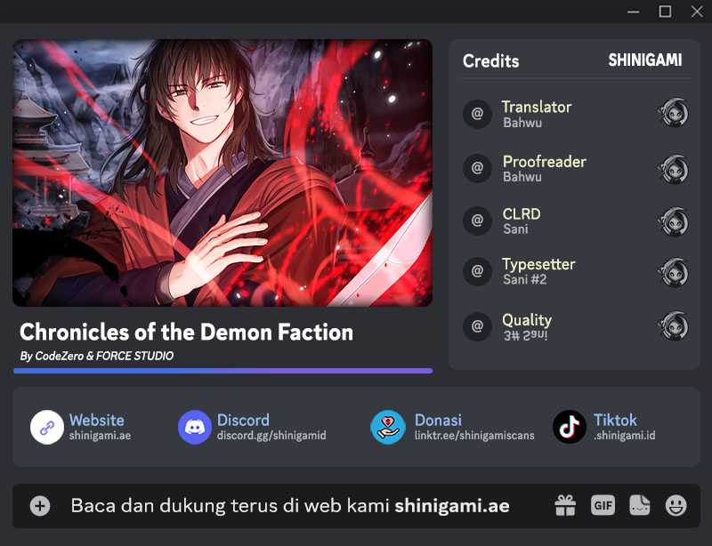 Baca Komik Chronicles of the Demon Faction Chapter 86 Gambar 1
