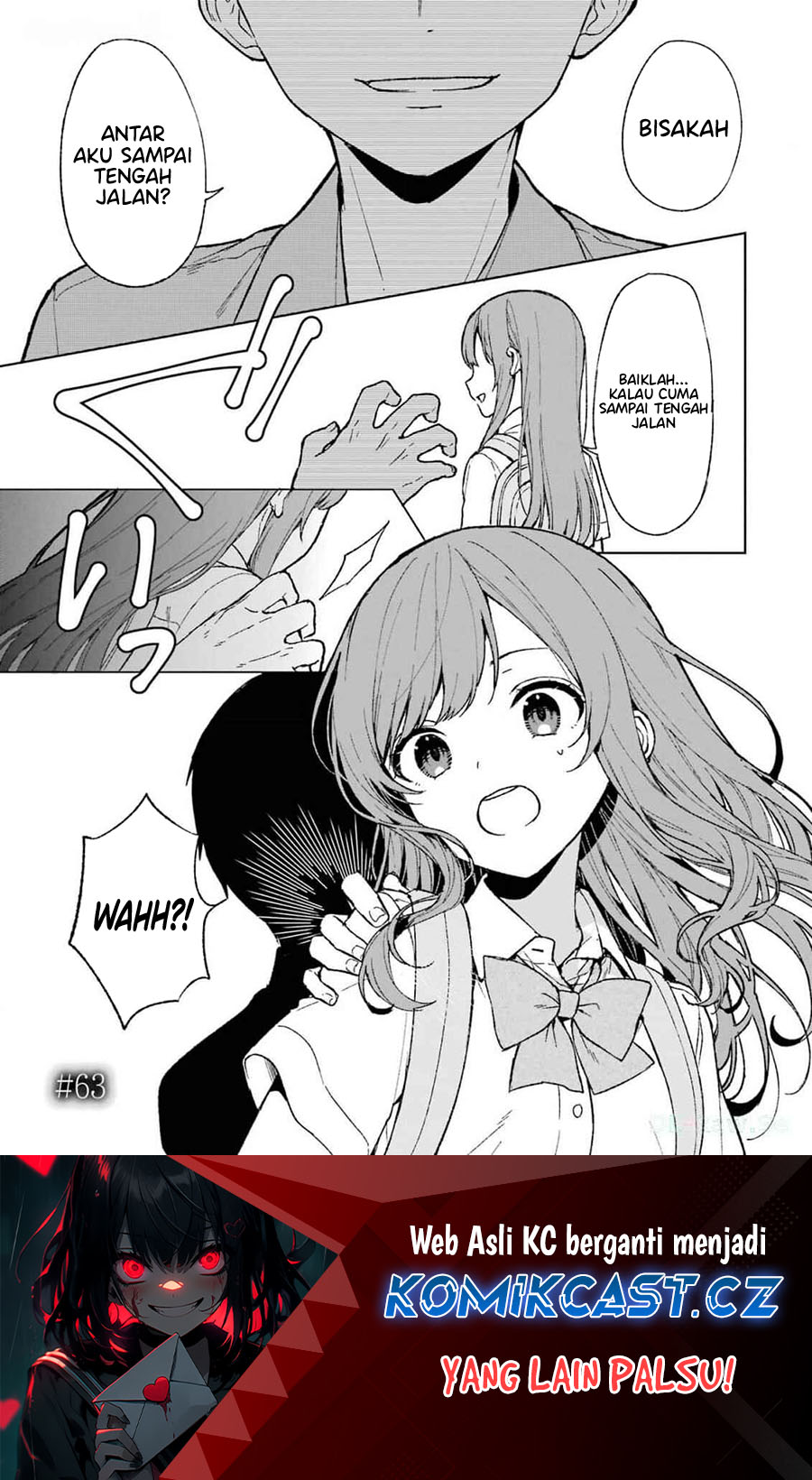 Baca Chikan Saresou ni Natteiru S-kyuu Bishoujo wo Tasuketara Tonari no Seki no Osanajimi datta Chapter 63 Gambar 2