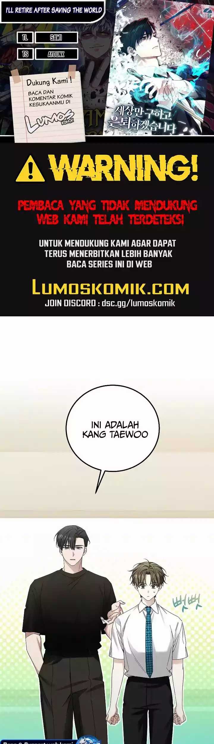 Baca Komik I’ll Retire After Saving the World Chapter 34 Gambar 1