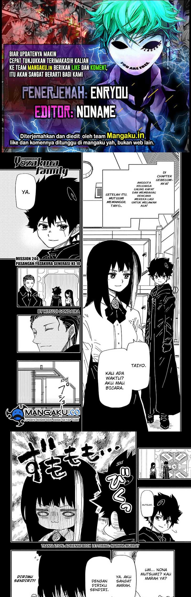 Baca Komik Mission: Yozakura Family Chapter 244 Gambar 1