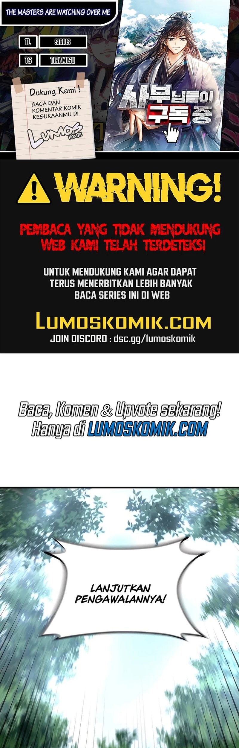 Baca Komik The Masters Are Watching Over Me Chapter 08 Gambar 1