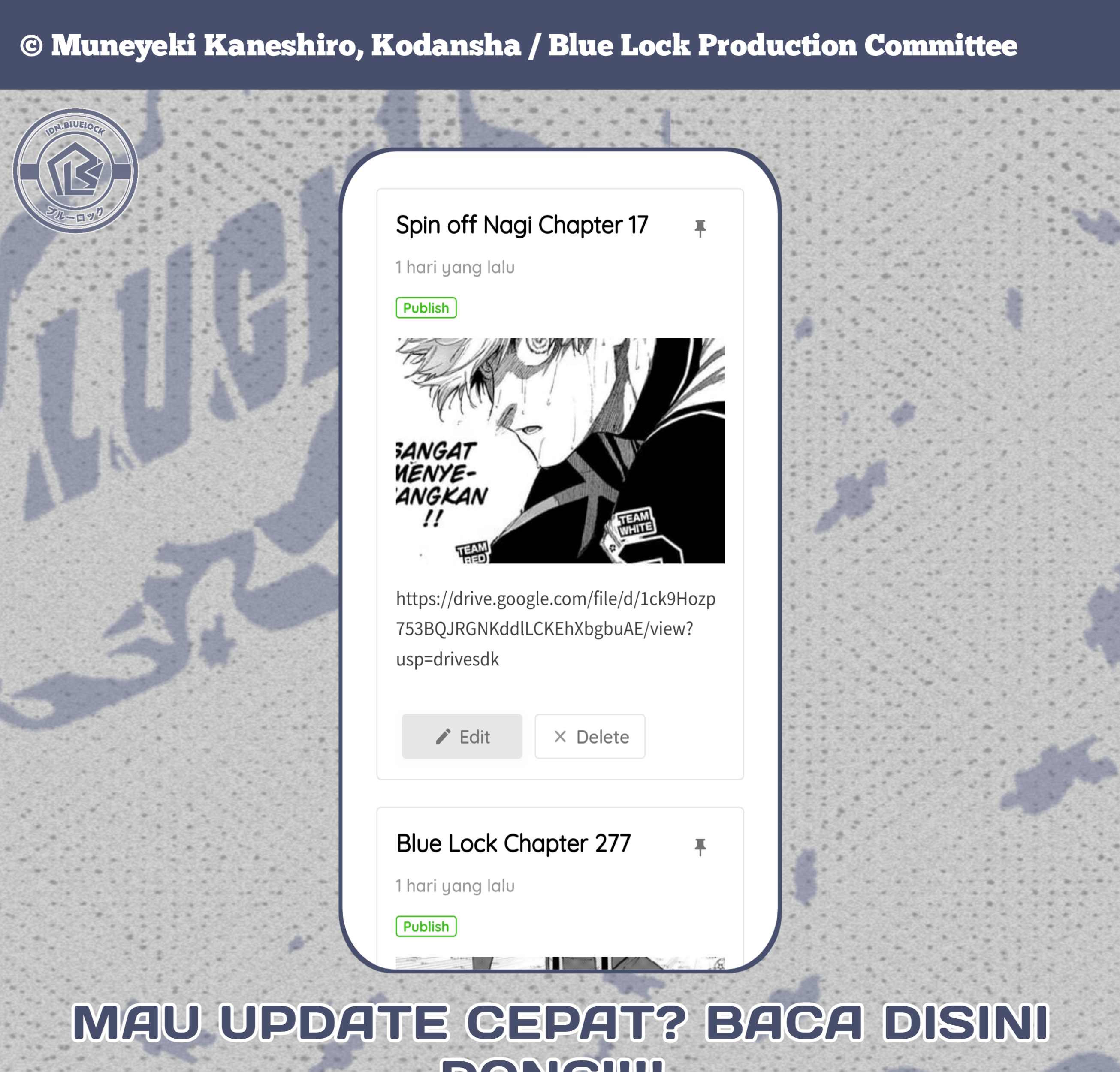Blue Lock: Episode Nagi Chapter 14 Gambar 39