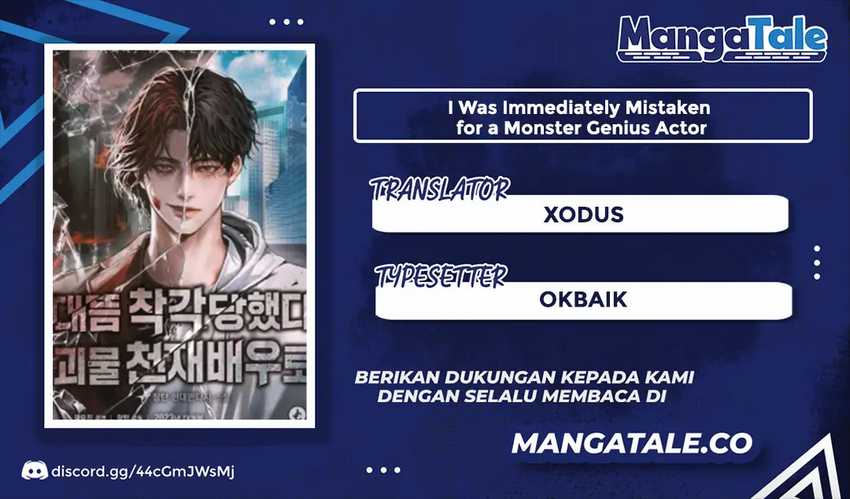 Baca Komik I Was Immediately Mistaken for a Monster Genius Actor Chapter 09 Gambar 1