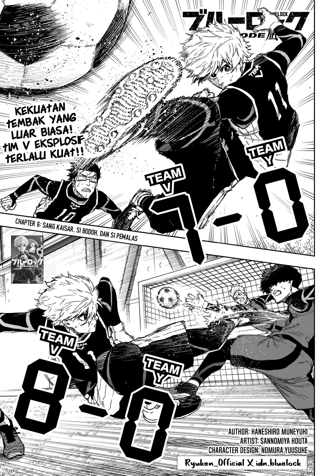 Baca Komik Blue Lock: Episode Nagi Chapter 06 Gambar 1