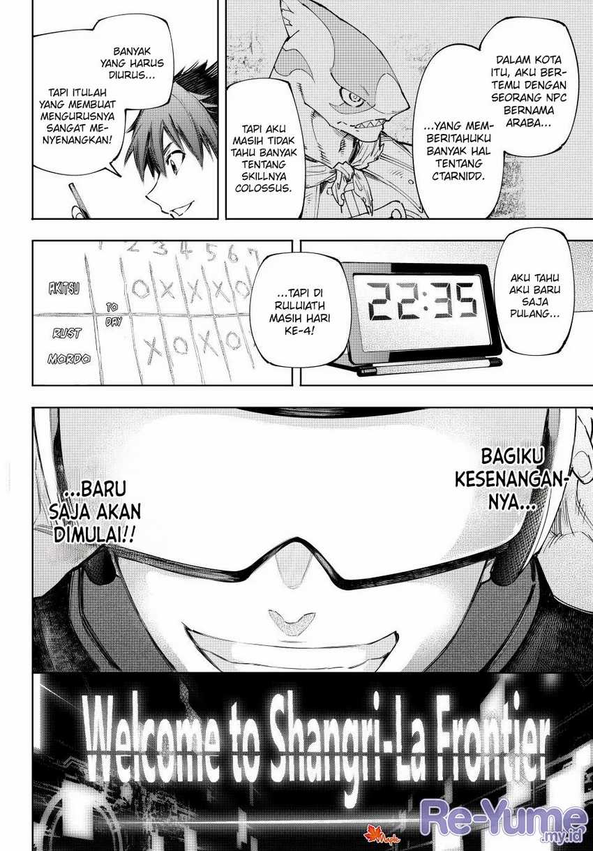 Shangri-La Frontier ~ Kusoge Hunter, Kamige ni Idoman to su~ Chapter 161 Gambar 19