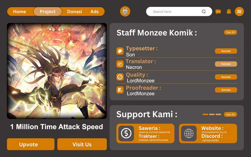 Baca Komik 1 Million Times Attack Speed Chapter 18 Gambar 1