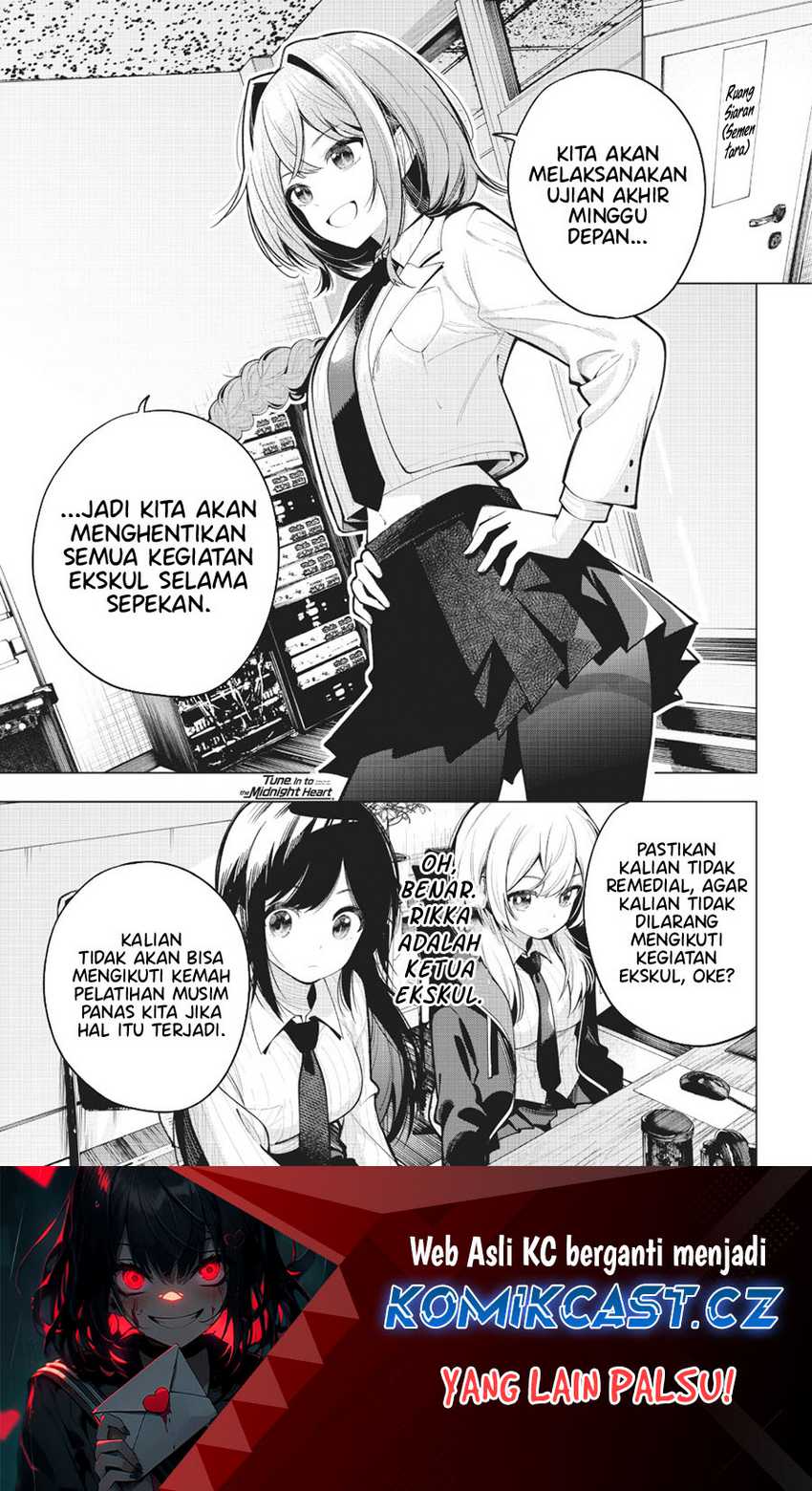 Baca  Mayonaka Heart Tune Chapter 33 Gambar 2