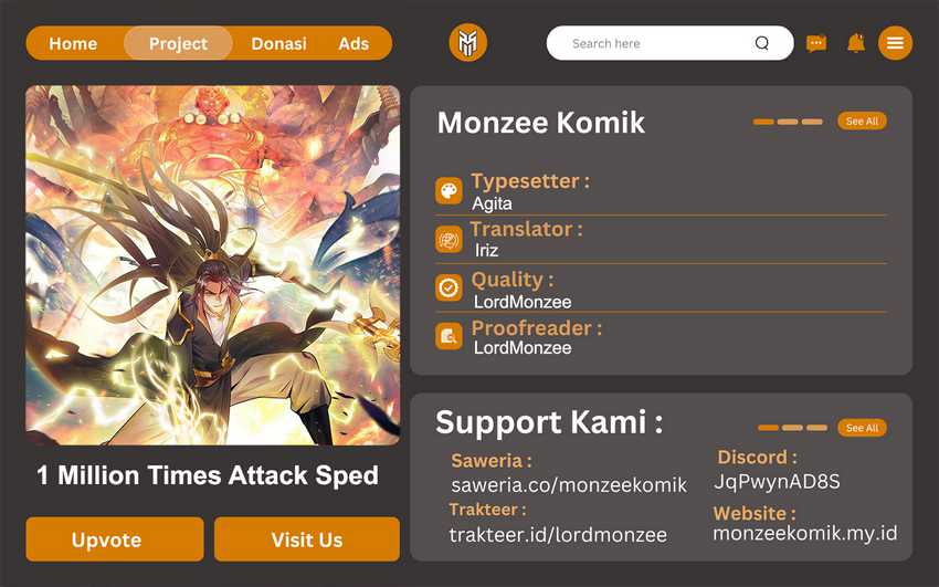 Baca Komik 1 Million Times Attack Speed Chapter 30 Gambar 1